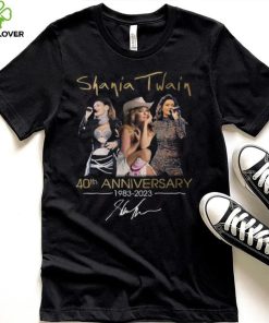 Shania Twain 40th Anniversary 1983 – 2023 Signautre Shirt