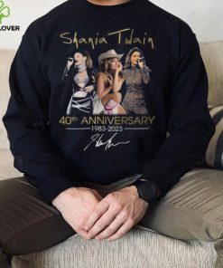 Shania Twain 40th Anniversary 1983 – 2023 Signautre Shirt