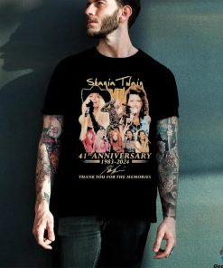 Shania Twain Up 41st Anniversary 1983 2024 Thank You For The Memories Shirt