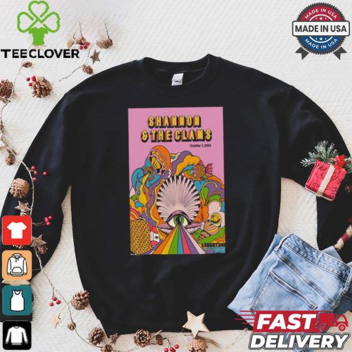 Shannon And The Clams Libertine Brewing Co In San Luis Obispo CA October 1 2024 Poster Shirt