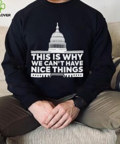 Shannon wearing this is why we can’t have nice things shirt