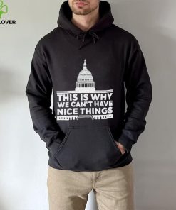 Shannon wearing this is why we can’t have nice things shirt