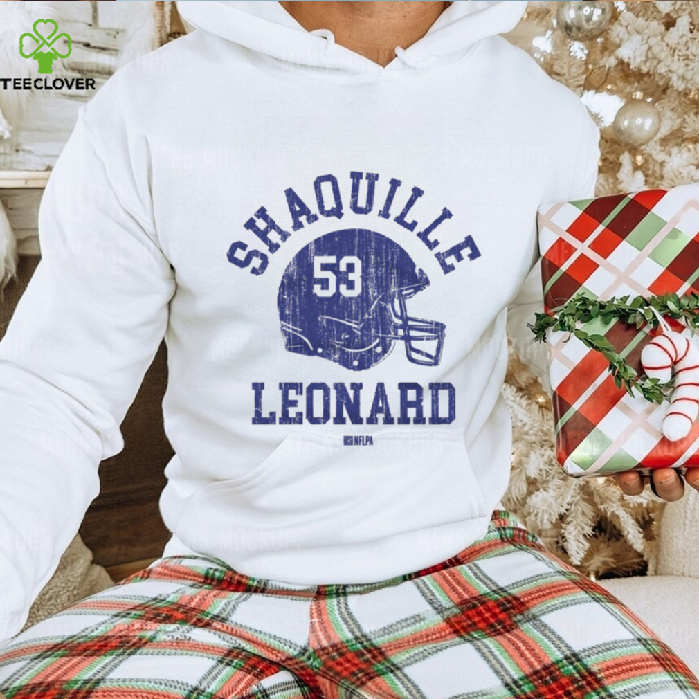 Shaquille Leonard Indianapolis Helmet Font Shirt - Limotees