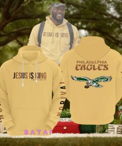 Shaquille Leonard NFL Philadelphia Eagles Jesus is King Hoodie
