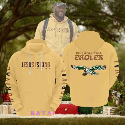Shaquille Leonard NFL Philadelphia Eagles Jesus is King Hoodie