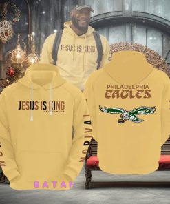 Shaquille Leonard NFL Philadelphia Eagles Jesus is King Hoodie