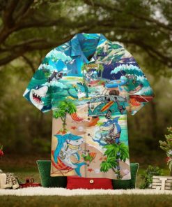 Shark 3D Animal Print Hawaiian Shirt