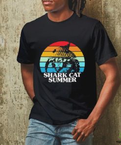 Shark Cat Summer Pride Vintage Shirt