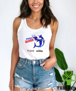 Shark Donate Blood American Red Cross Shirt
