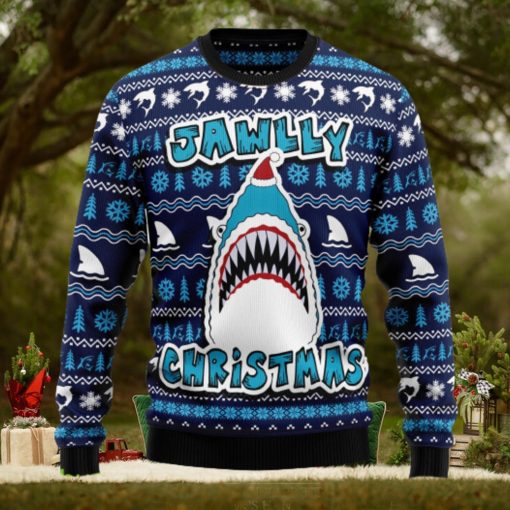 Shark Jawlly Ugly Christmas Sweater Thankgiving Gift Men Women