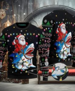 Shark Santa Ugly Christmas Sweater