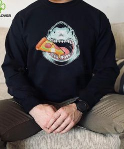 Shark eat pizza shirt