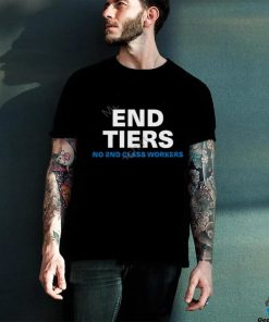 Shawn Fain Wearing End Tiers No 2Nd Class Workers T Shirt