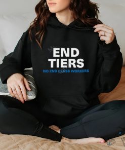 Shawn Fain Wearing End Tiers No 2Nd Class Workers T Shirt