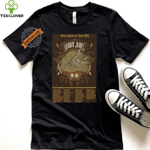 Shawn James North American Tour 2024 Poster shirt