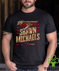 Shawn Michaels 35th Anniversary Flying signature shirt