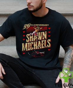 Shawn Michaels 35th Anniversary Flying signature hoodie, sweater, longsleeve, shirt v-neck, t-shirt