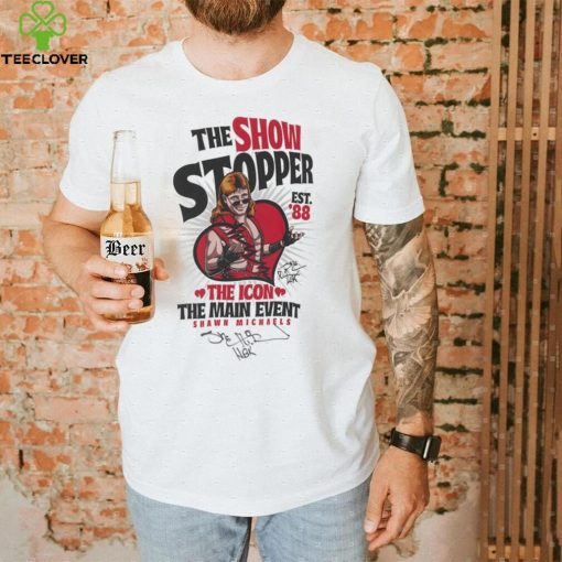 Shawn Michaels WWE Autographed The Show Stopper White Ringer T Shirt