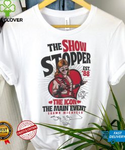 Shawn Michaels WWE Autographed The Show Stopper White Ringer T Shirt