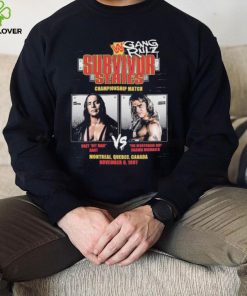 Shawn Michaels vs Bret Hart 1997 Survivor Series Championship Match Shirt