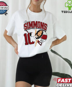 Shawn Simmons II Saint Joseph’s Hawks cartoon shirt