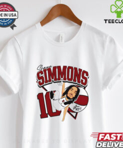 Shawn Simmons II Saint Joseph’s Hawks cartoon shirt