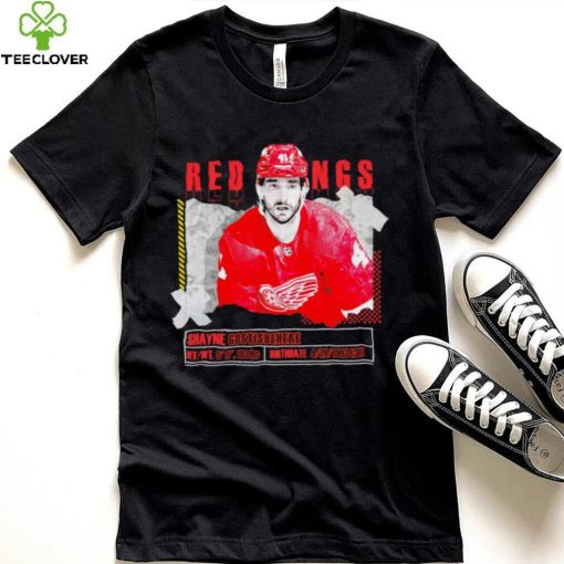 Shayne Gostisbehere number 41 Detroit Red Wings ice hockey player pose paper gift hoodie, sweater, longsleeve, shirt v-neck, t-shirt