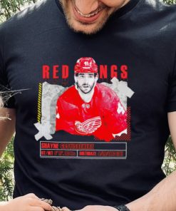 Shayne Gostisbehere number 41 Detroit Red Wings ice hockey player pose paper gift hoodie, sweater, longsleeve, shirt v-neck, t-shirt