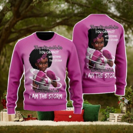 She Whispered Back I Am The Storm Christmas Unisex Ugly Sweater