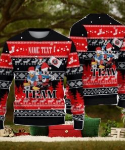 Sheffield United FC Disney Team Custom Name Ugly Christmas Sweater