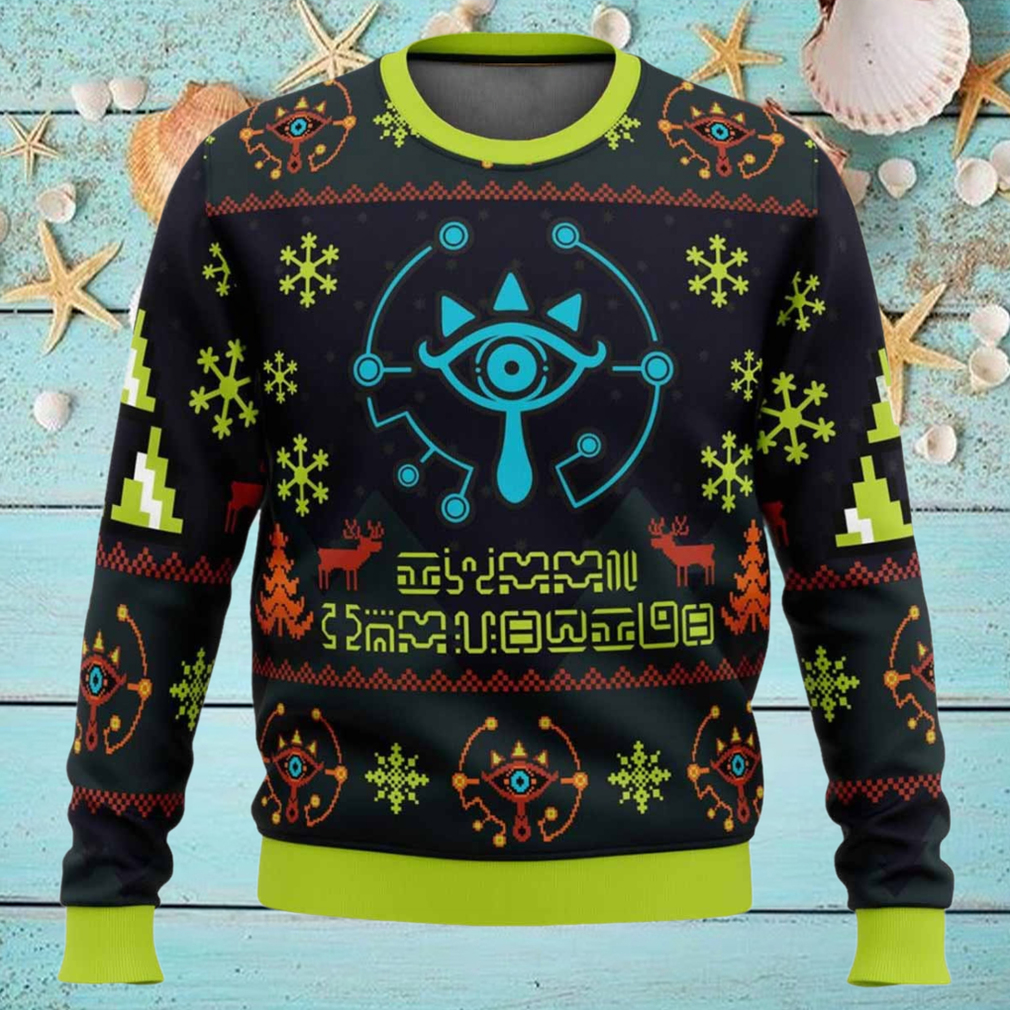 Sheikah Zelda Ugly Christmas Sweater Sheikah Zelda Ugly Christmas Sweater