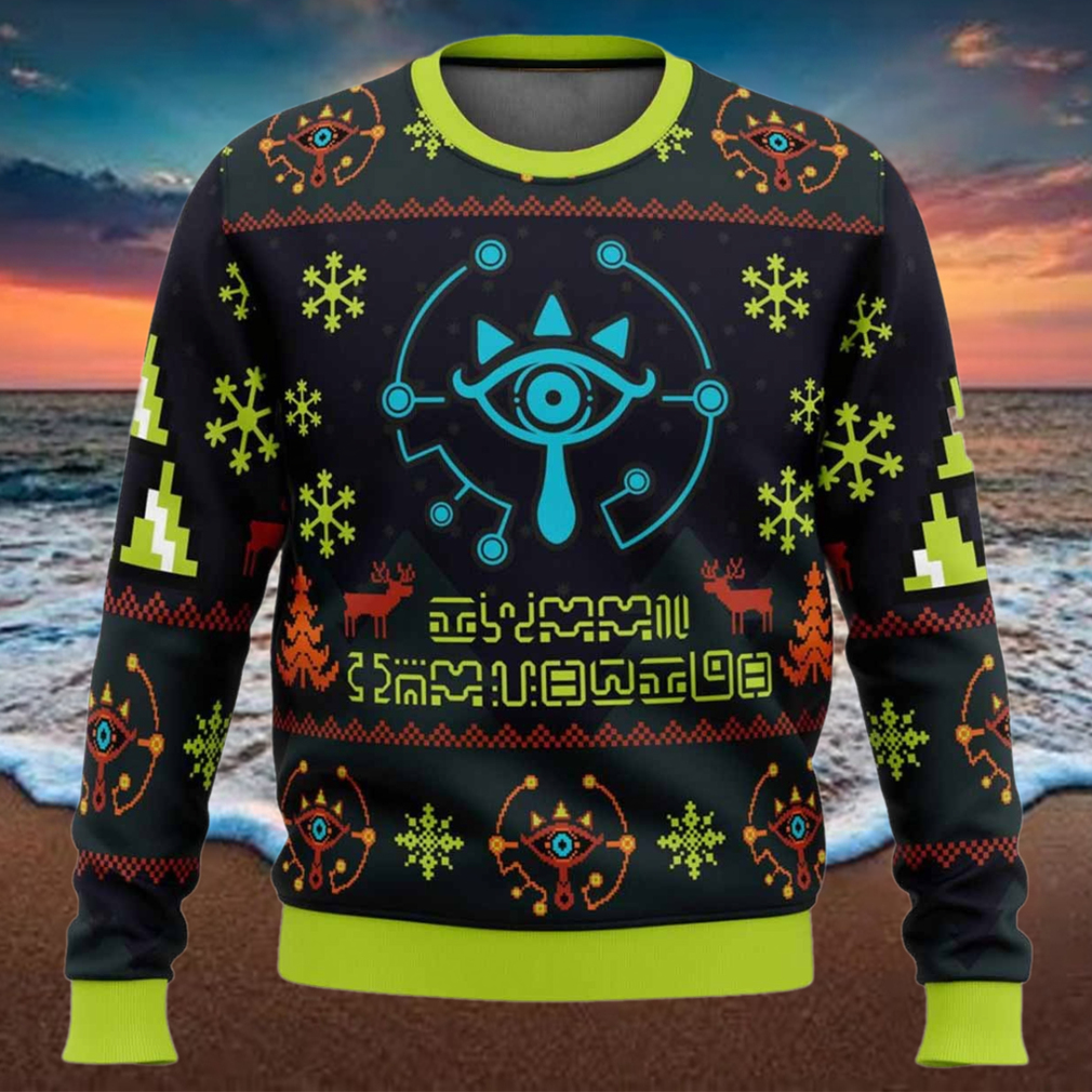 Sheikah Zelda Ugly Christmas Sweater Sheikah Zelda Ugly Christmas Sweater