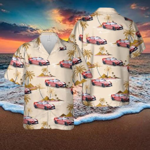 Shelby Ford Mustang Super Snake Ruby Red White Striping 2021 Hawaiian Shirt