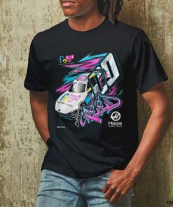 Sheldon Creed Stewart Haas Racing Team Collection Heather Charcoal Friends of Jaclyn Car T Shirt