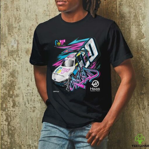 Sheldon Creed Stewart Haas Racing Team Collection Heather Charcoal Friends of Jaclyn Car T Shirt