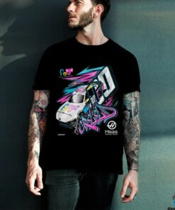 Sheldon Creed Stewart Haas Racing Team Collection Heather Charcoal Friends of Jaclyn Car T Shirt
