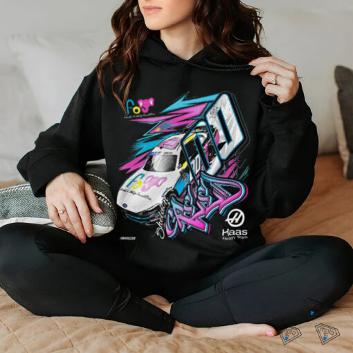 Sheldon Creed Stewart Haas Racing Team Collection Heather Charcoal Friends of Jaclyn Car T Shirt