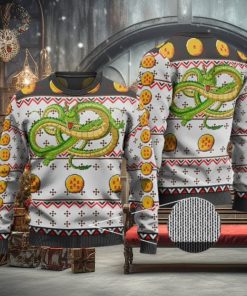 Shenron Seven Dragon Balls Ugly Christmas Sweater