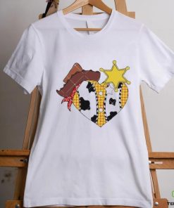 Sheriff Woody Pride Love Heart Valentines Toy Story shirt