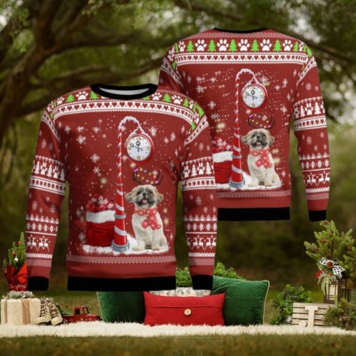Shih tzu Funny Christmas Ugly Sweater Gift For Men And Women