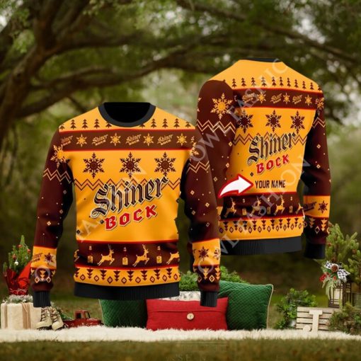 Shiner Bock Beer Personalized Christmas Sweater Jumpers