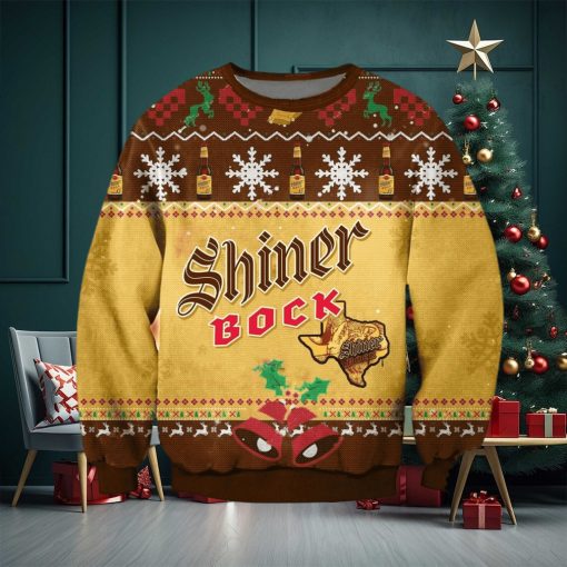 Shiner Bock Texas Beer Ugly Christmas Sweaters