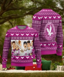 Shiratorizawa Academy Ugly Christmas Sweater Haikyuu Anime Xmas Gift