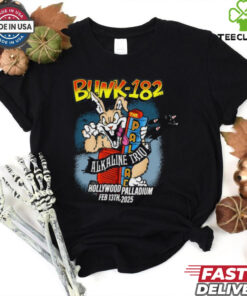 Shirt Blink 182 At Hollywood Palladium In Hollywood CA On February 13 2025 Unisex T Shirt