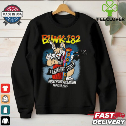 Shirt Blink 182 At Hollywood Palladium In Hollywood CA On February 13 2025 Unisex T Shirt