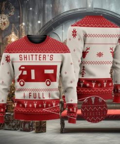 Shitters Full 3D All Over Printed Vintage Ugly Christmas Sweater Christmas Gift For Family