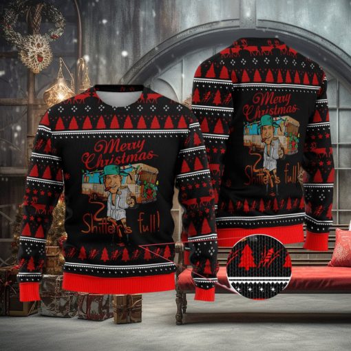 Shitters Full Custom Knitted Shitters Full Xmas Gift Ugly Christmas Sweater For Men And Women