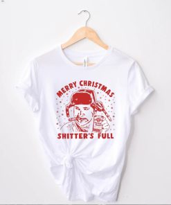 Shitters Full Funny Merry Christmas T Shirt