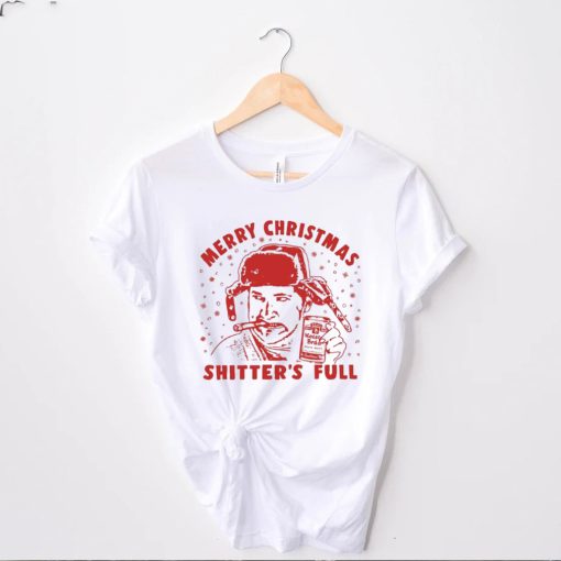 Shitters Full Funny Merry Christmas T Shirt