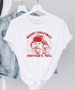 Shitters Full Funny Merry Christmas T Shirt